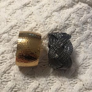 Gold and silver bracelet